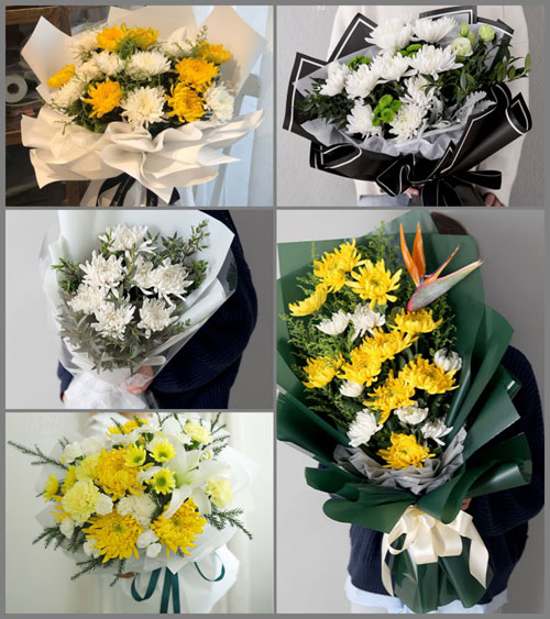 湖南永州祁阳县白水镇升级村白事花束代送